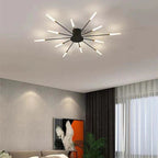 Wesley Ceiling Light Fireworks Artistic Design Black/Gold