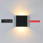 Nexu Modern Adjustable Square Outdoor Wall Lamp LED