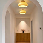 Charlotte Surface-Mounted Ceiling Light Made of Wood