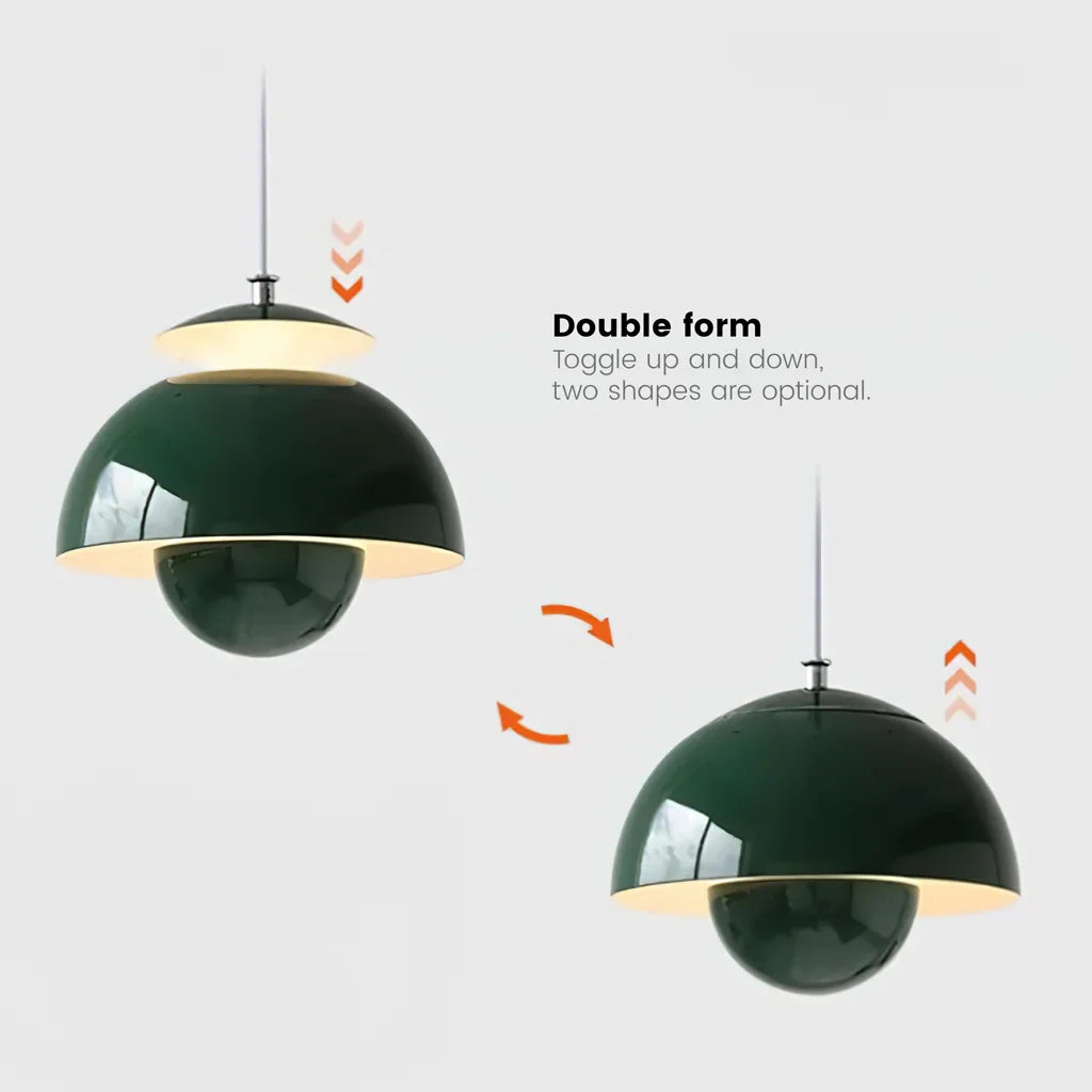 Ymir Nordic Bud Metal Pendant Light