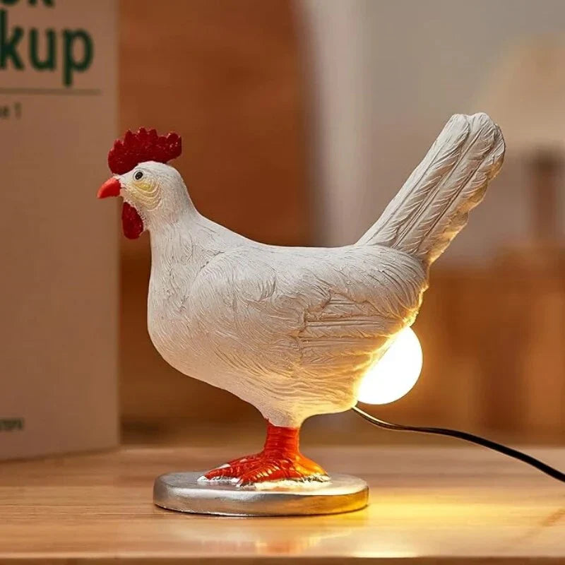 Decorative Night Light Chicken – Original LED Table Lamp for the Room