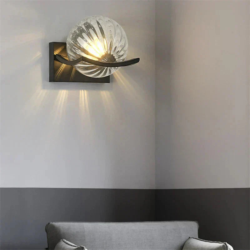 Modern Sphere Wall Sconce – Elegant Wall Lamp