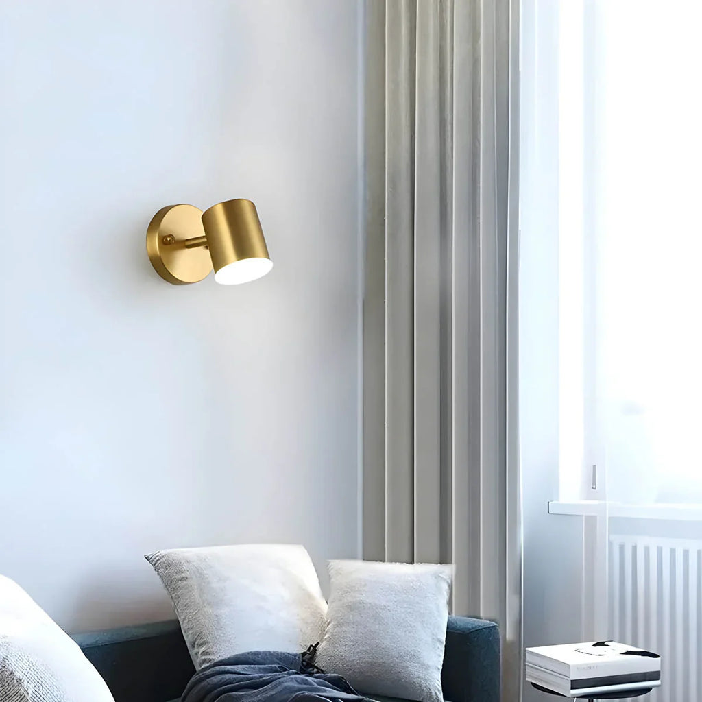 Modern LED Wall Sconce in Gold Finish – Elegance and Functionality