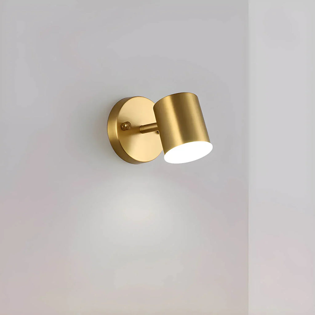 Modern LED Wall Sconce in Gold Finish – Elegance and Functionality