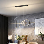 Modern LED Pendant Light – geometric design, ceiling lighting for living room and dining room