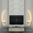 Forseti Minimalist Arc Linear LED Wall Light