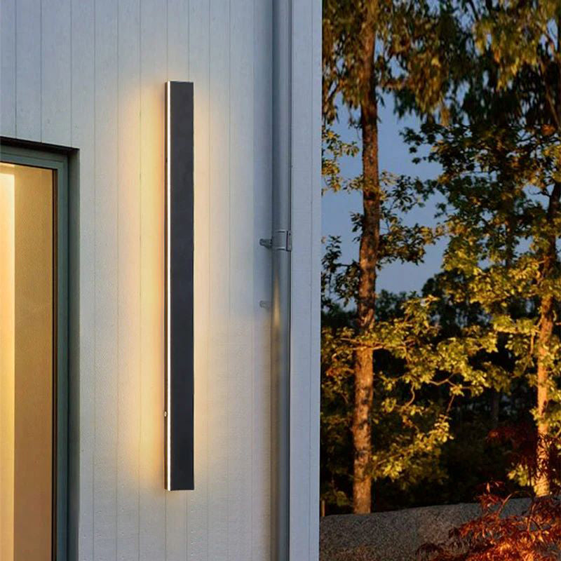 Elune Outdoor LED Wall Sconce Waterproof Minimalist Metal