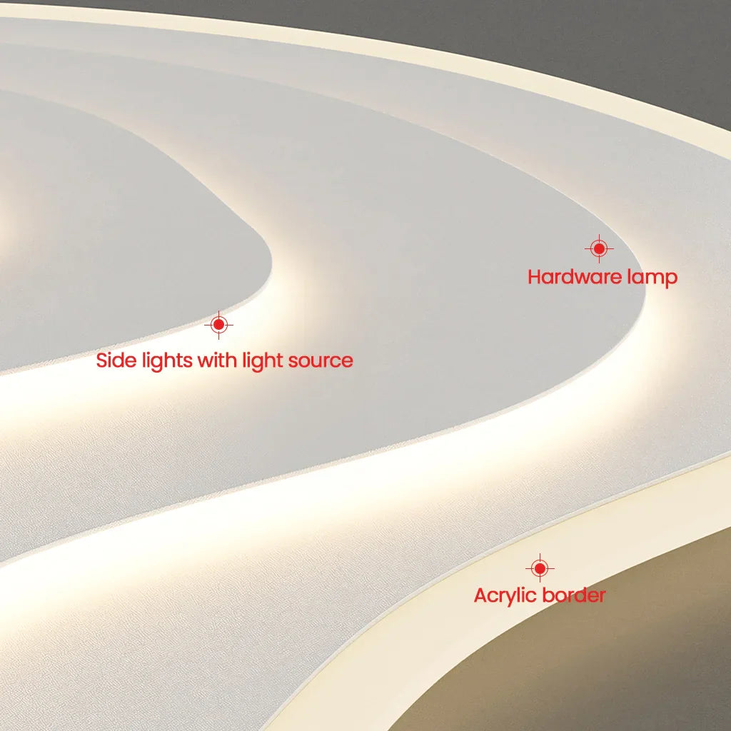 Mimir Modern Minimalist Acrylic Ceiling Light