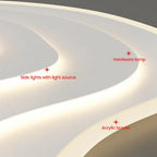 Mimir Modern Minimalist Acrylic Ceiling Light
