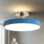 Round LED Ceiling Lamp in Scandinavian Style