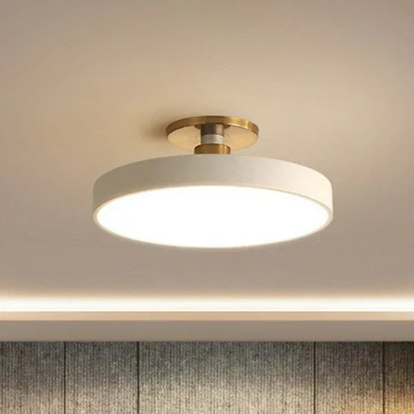 Round LED Ceiling Lamp in Scandinavian Style