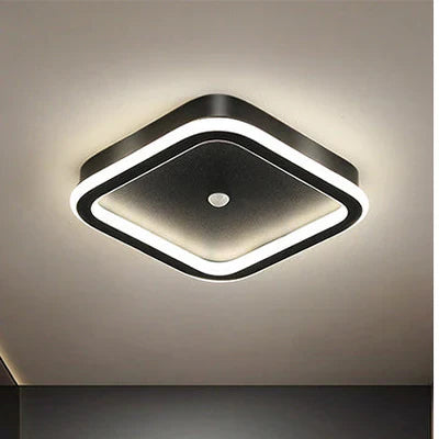 Modern LED Ceiling Lamp with Geometric Shape