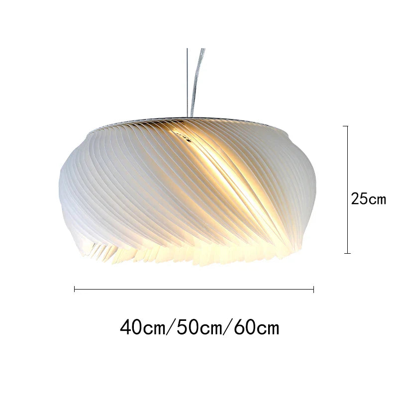 Luxury Acrylic Pendant Lamp with Sculptural Form
