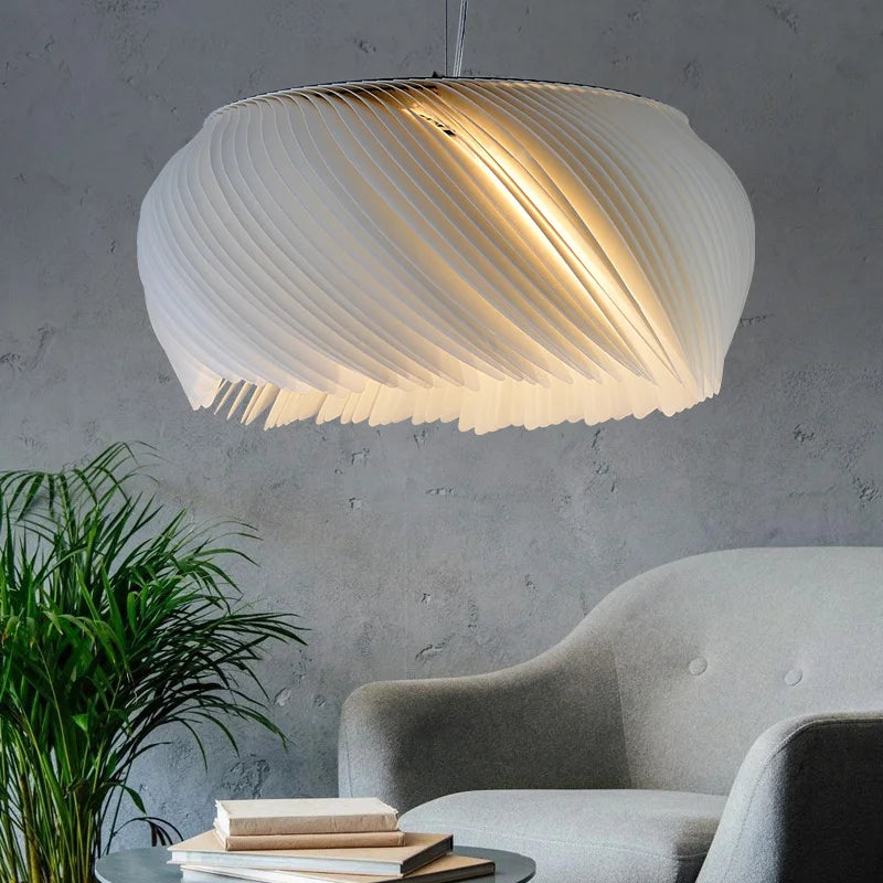 Luxury Acrylic Pendant Lamp with Sculptural Form