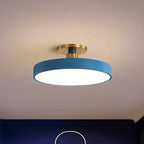 Round LED Ceiling Lamp in Scandinavian Style
