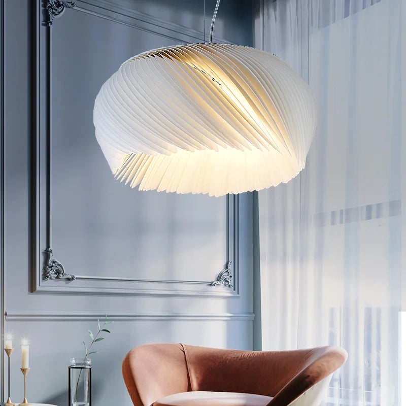 Luxury Acrylic Pendant Lamp with Sculptural Form