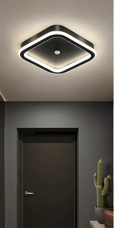 Modern LED Ceiling Lamp with Geometric Shape