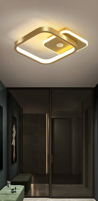Modern LED Ceiling Lamp with Geometric Shape