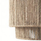 Vintage Bohemian Hand-Woven Rope Wall Sconce LED 1-Light