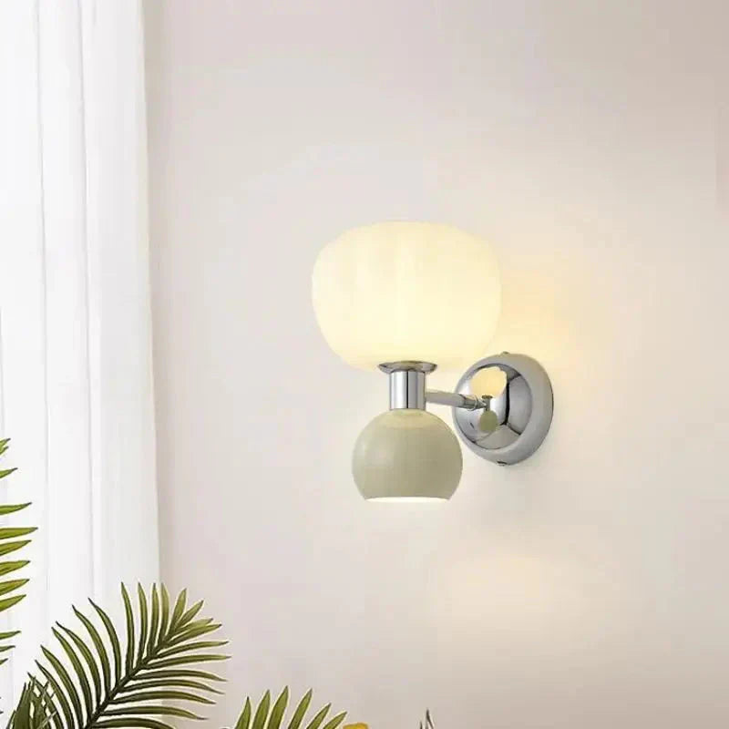 Wall Lamp with Spherical Shade – Modern Simplicity
