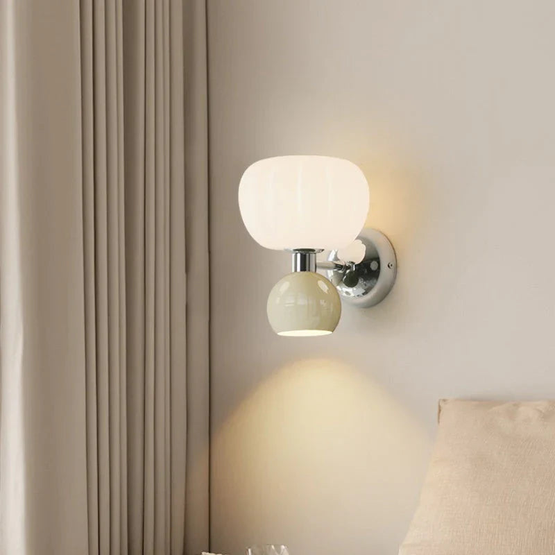Wall Lamp with Spherical Shade – Modern Simplicity