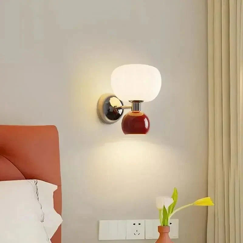 Wall Lamp with Spherical Shade – Modern Simplicity
