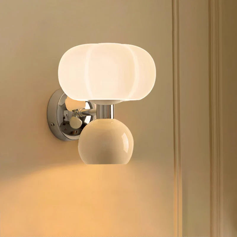 Wall Lamp with Spherical Shade – Modern Simplicity