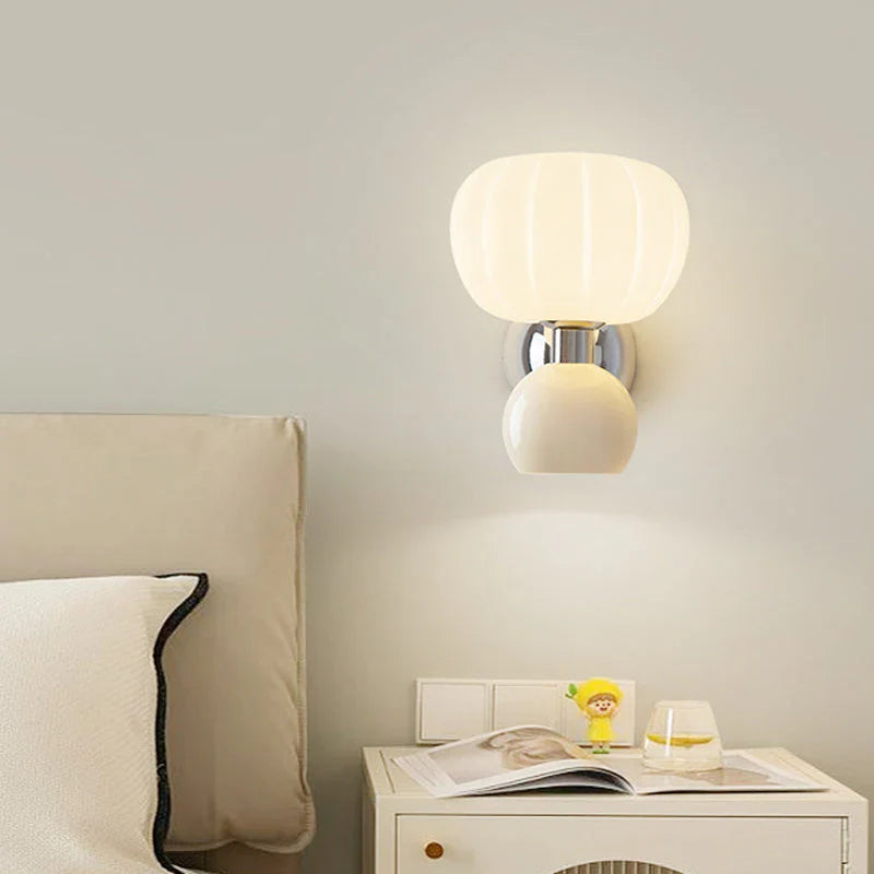 Wall Lamp with Spherical Shade – Modern Simplicity