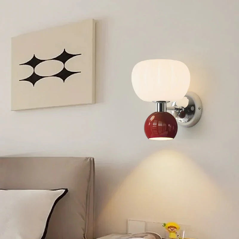 Wall Lamp with Spherical Shade – Modern Simplicity