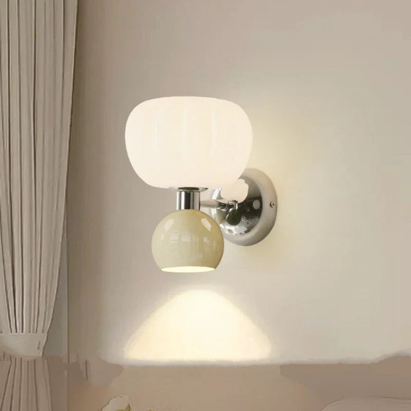 Wall Lamp with Spherical Shade – Modern Simplicity