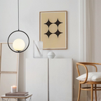 Claudine Bent Brass Pendant Lamp