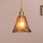 Zina Pendant Light Glass&Brass
