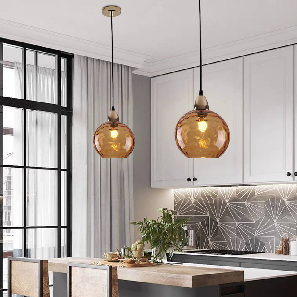 Water Ripple Glass Pendant Lights