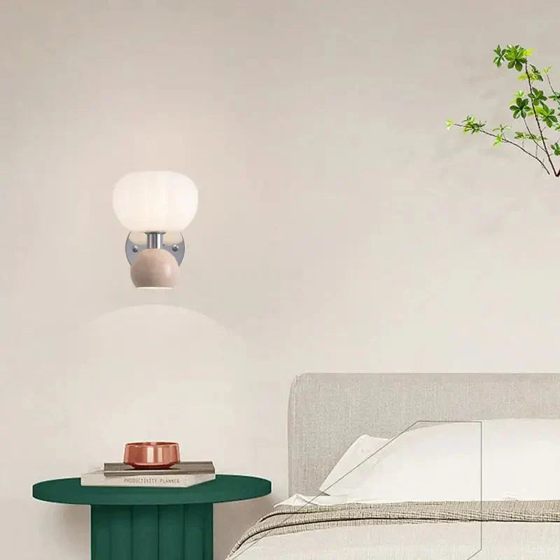 Wall Lamp with Spherical Shade – Modern Simplicity