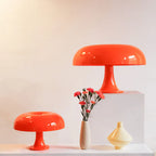 Designer LED Table Lamp in a Modern Mushroom Shape