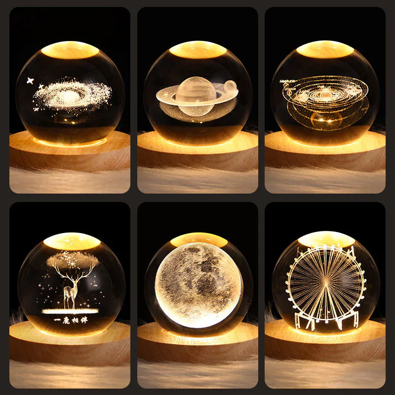 3D Crystal Mood Lighting - GlowCryst