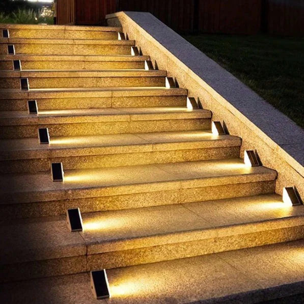 Solar LED Lamp Set for Stair and Garden Lighting