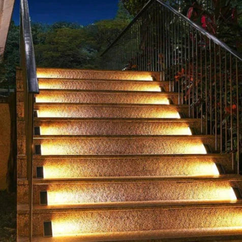 Solar LED Lamp Set for Stair and Garden Lighting