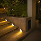 Solar LED Lamp Set for Stair and Garden Lighting