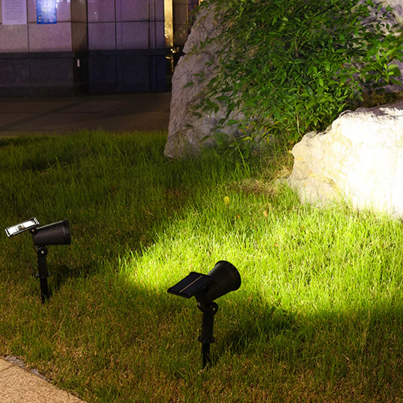 Solar Spotlight LED Garden Lamp with Twilight Sensor