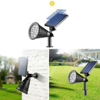 Solar Spotlight LED Garden Lamp with Twilight Sensor