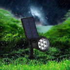 Solar Spotlight LED Garden Lamp with Twilight Sensor