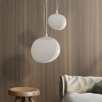 Boden White Pebble Pendant Light