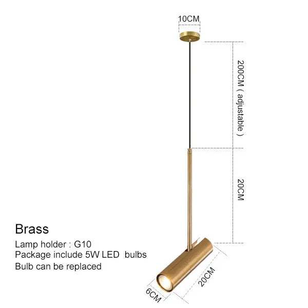 Nysaia - Modern LED Pendant Light Bedroom