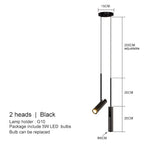 Nysaia - Modern LED Pendant Light Bedroom