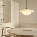 Hanna Art Deco Glass Pendant Light