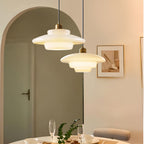 Hanna Art Deco Glass Pendant Light