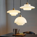 Hanna Art Deco Glass Pendant Light