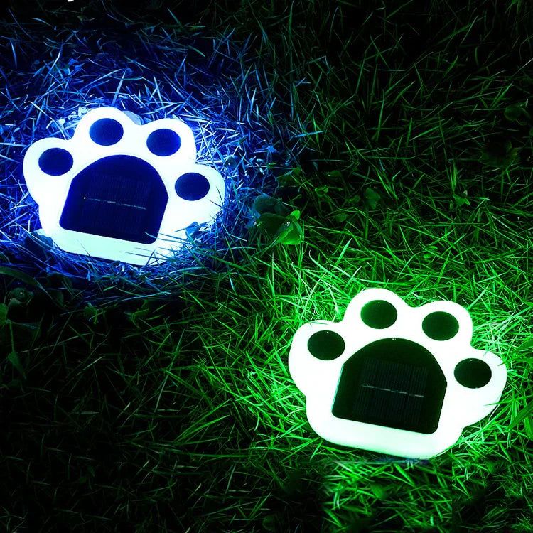Wireless Solar Paw Print Garden Light - PawsGlow