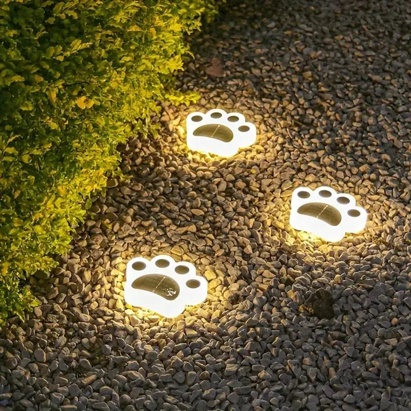 Wireless Solar Paw Print Garden Light - PawsGlow